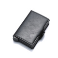 PU Leather MoneyAlloy Small Wallet Card Holder Wallet